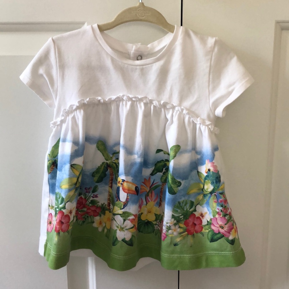Tropical Toucan Toddler Dress
